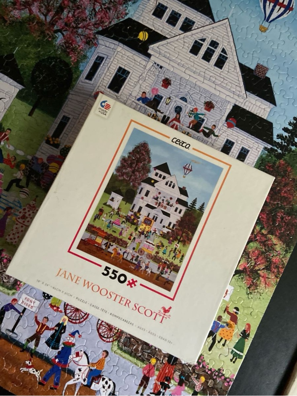 Ceaco Jane Wooster Scott 550-Piece Jigsaw Puzzle